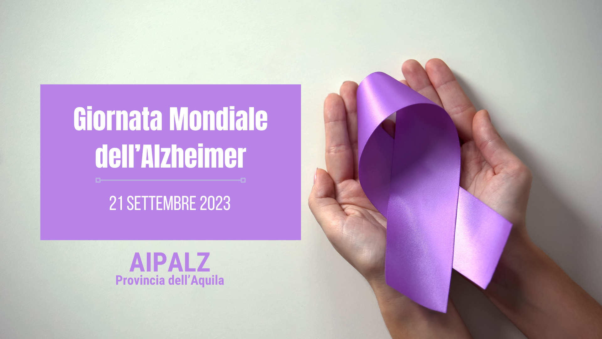 Giornata mondiale dell’Alzheimer
